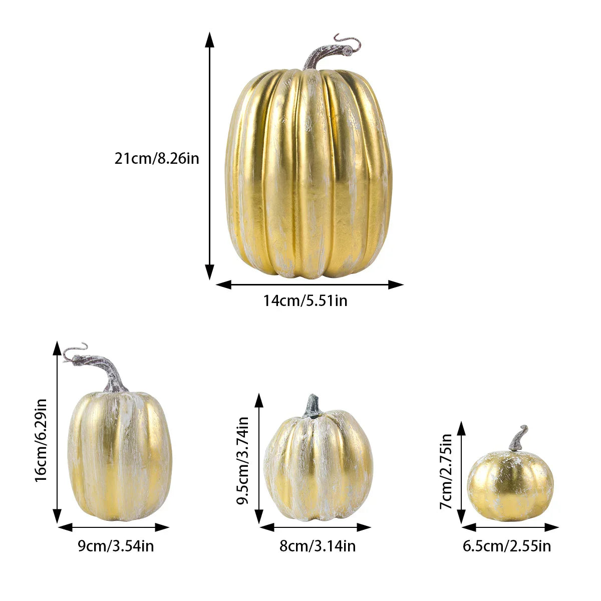 Thanksgiving Artificial Pumpkin (7 Set)-1