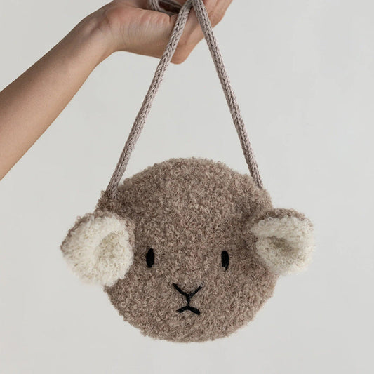 Cute Cartoon Style Children’s Coin Plush Crossbody Bag-1